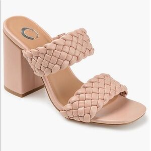 NWT Journey + Crew Block Heel Sandal